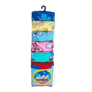 Sonic Hedgehog 6 pair casual crew socks